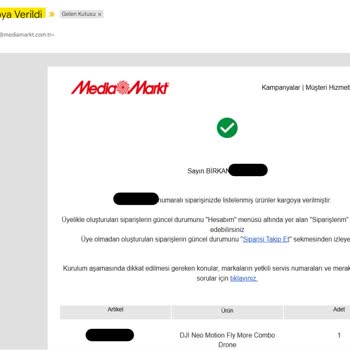 Media Markt Ve Kargo Firması Arasında Kayıp Sipariş Krizi
