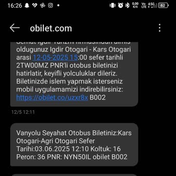 Bilet Ve Koltuk Numarası Değişikliği İle Eşyaların Uygunsuz Taşınması