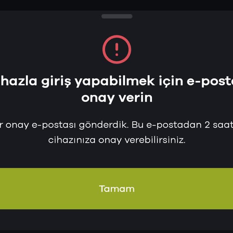Hesaba Giriş İçin Onay Maili Gelmiyor, Erişim Sağlayamıyorum