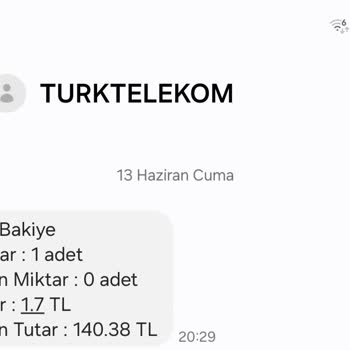 Kendi Göndermediğim SMS İçin Haksız Ücret Kesildi, İade İstiyorum