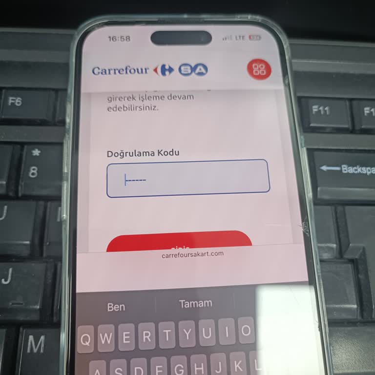 Carrefour SA Kurumsal Kart İle Online Alışverişte SMS Onay Kodu Sorunu