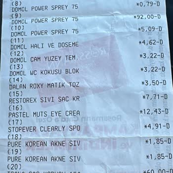 Rossmann Alışverişimde Unuttuğum Ürünleri Teslim Alamadım