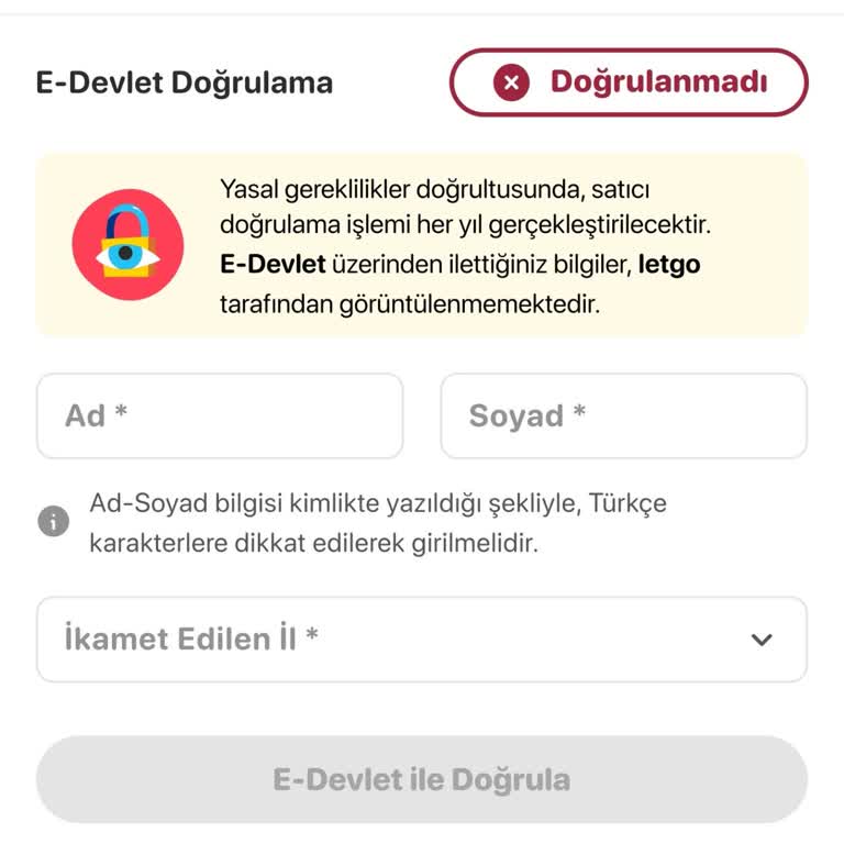 Letgo Ödememi Alamıyorum Satıcı Onayı Yapılmıyor
