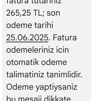 Kullanmadığım Ay İçin Fatura Gönderildi