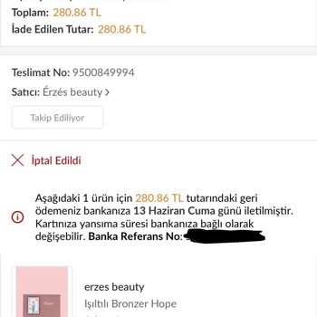 İade Edilen Ürün Tekrar Gönderildi Müşteri Hizmetlerinden Dönüş Alamıyorum