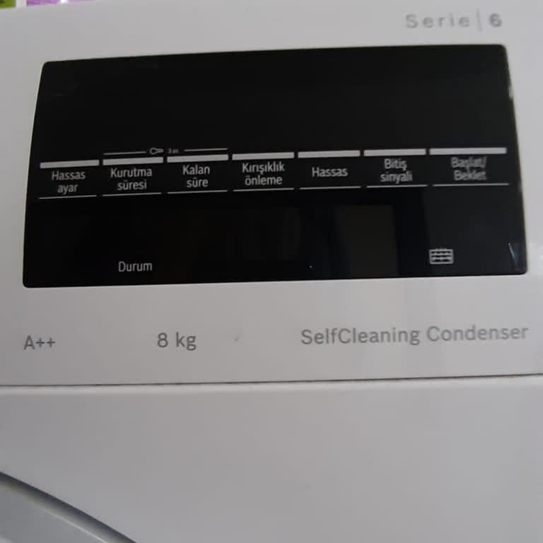 Self Cleaning Özellikli Bosch Kurutma Makinesinde Su Haznesi Dolu Arızası Ve Yüksek Servis Ücreti