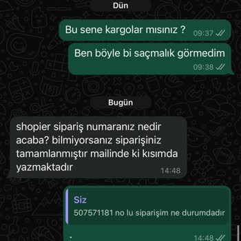 Sipariş Gecikmesi Ve Bilgilendirme Eksikliği Nedeniyle Hayal Kırıklığı