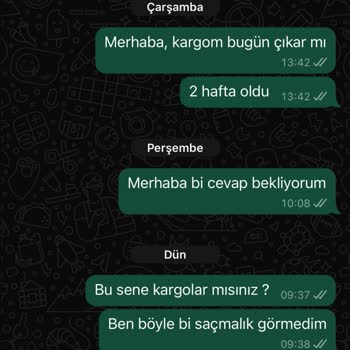Sipariş Gecikmesi Ve Bilgilendirme Eksikliği Nedeniyle Hayal Kırıklığı