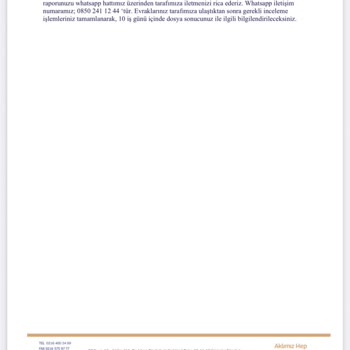 Kasko Sürecinde Belirsizlik Ve İletişim Sorunu Yaşadım