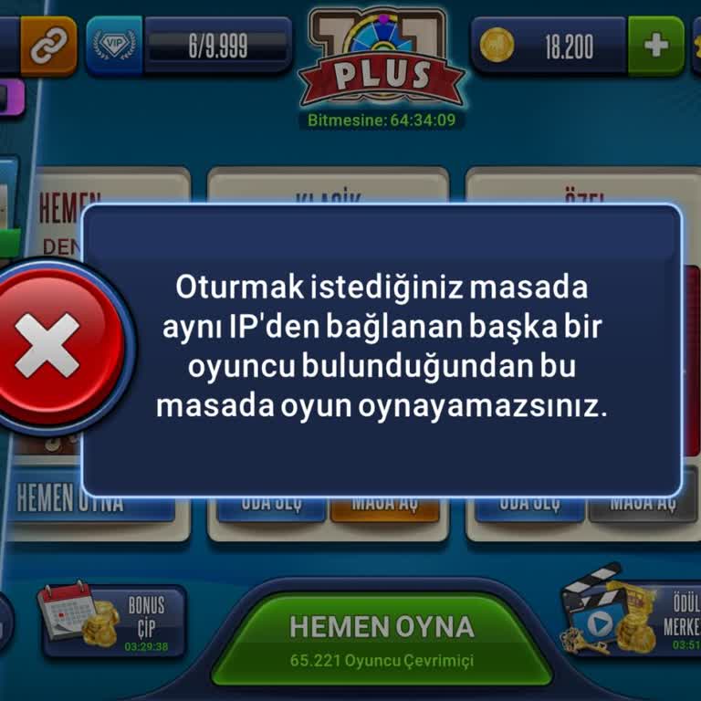 Aynı IP Adresinden Hesap Giriş Hatası Oyun Keyfini Engelliyor