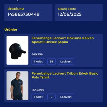 Fenerium Online Siparişimde Ödeme Alındı, Siparişim Onaylanmadı Ve Destek Alamıyorum