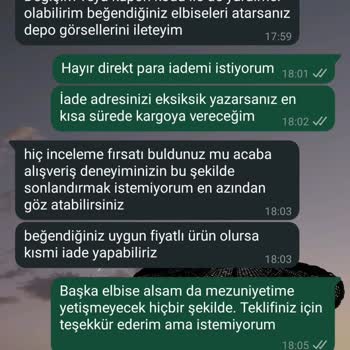 Yanlış Ve Kusurlu Ürün, İade Kodu Verilmedi, Mağdur Edildim