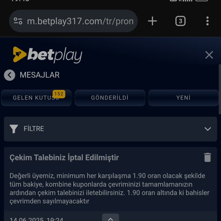 Betplay'de Çekim Talebim İptal Edildi, Paramı Alamıyorum