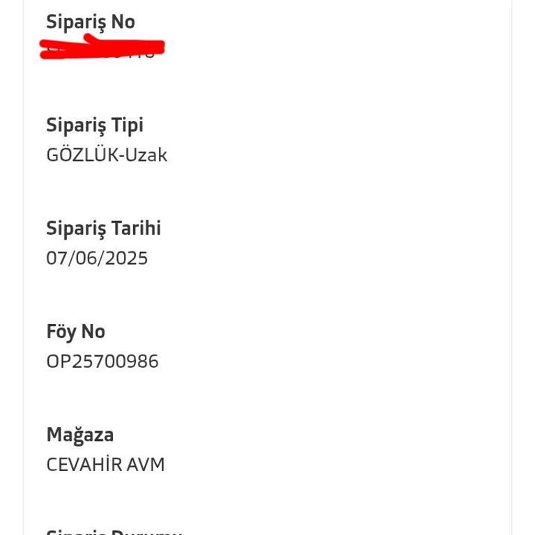 Satın Alınan Gözlüğün Kargolanmaması Ve Yanıltıcı Bilgi Verilmesi