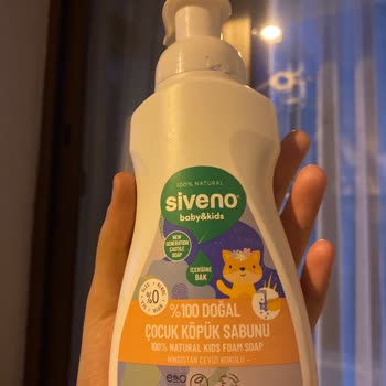 Siveno Çocuk Köpük Sabun Elde Alerji Ve Kötü Koku Sorunu
