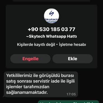 Aldığım Hava Soğutucu Bozuk Çıktı İade Ve Destek Sağlanmıyor