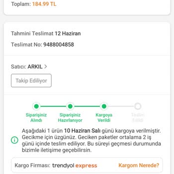 Teslimat Günü Yanlış Bilgilendirme Ve Dağıtıma Çıkarılmayan Ürün Nedeniyle Mağduriyet