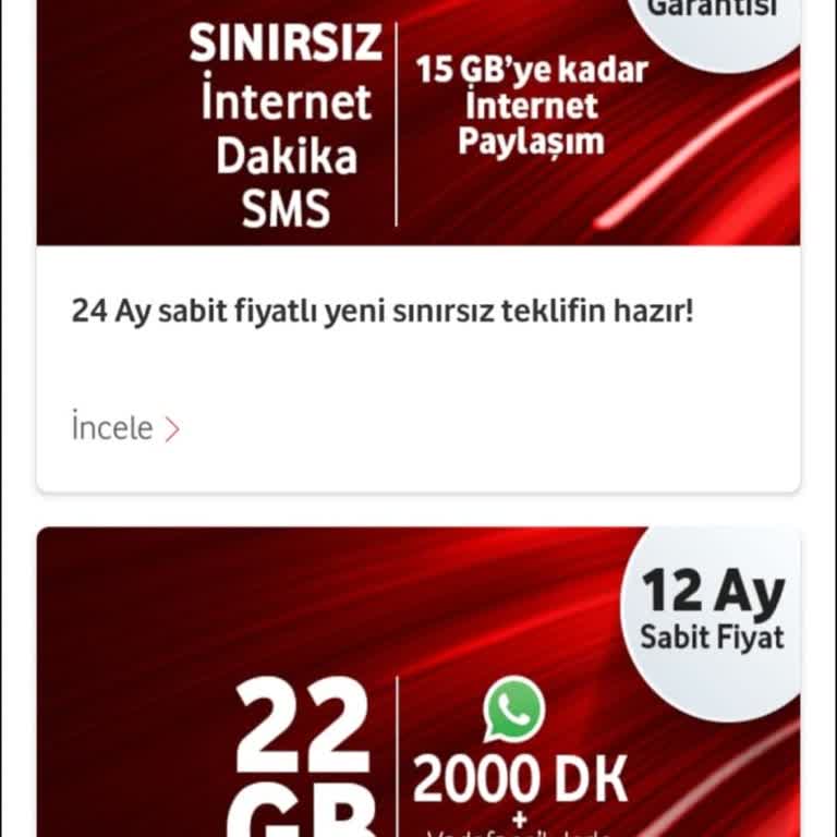 Uygun Fiyatlı Yüksek GB'lı Tarife Sunulmuyor, Operatör Değiştireceğim