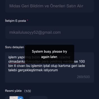 Hesabımdan İzinsiz Para Çekildi, İade Talep Ediyorum