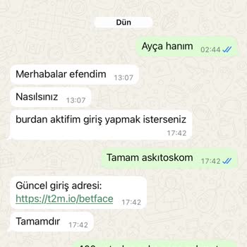 Betface Çekim Talebim İşleme Alınmadı Ve Destek Alamadım