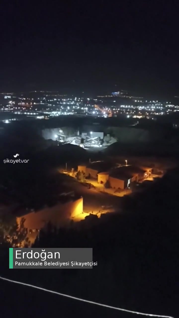 Pamukkale Belediyesi Yerleşim Yerinde Gece Bile Devam Eden Gürültü Seviyesinin Şiddeti videonun kapak resmi