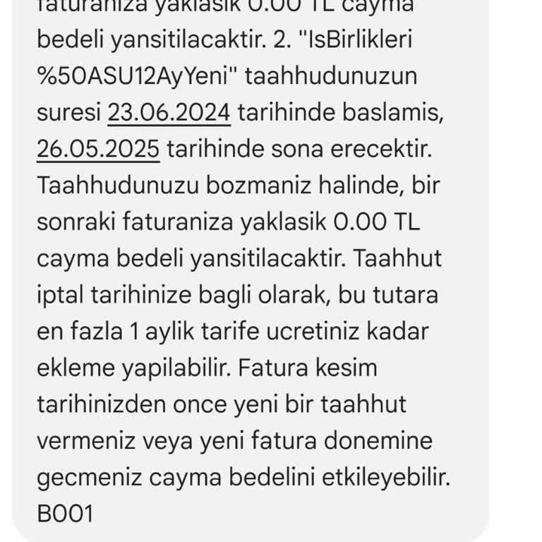 Pttcell'den Haksız Cayma Bedeli Ve Fatura Şoku