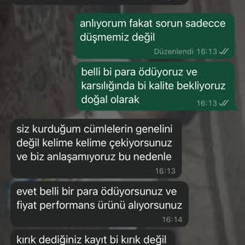 Çatlak Sandalye Sorunu Ve Müşteri Hizmetlerinde İlgisizlik