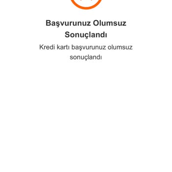 Sebep Gösterilmeden Kredi Kartı Başvurumun Reddedilmesi