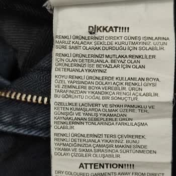 Pantolonun Rengi Hızla Soldu, Müşteri Hizmeti Tatmin Etmedi