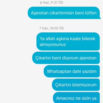 Ajansın İlgisizliği Ve Ayrılma Talebimin Reddedilmesi