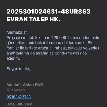 Hasar Dosyamda Süreç Şeffaf Yürütülmedi, Mağduriyetim Giderilmiyor