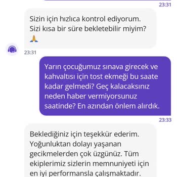 Zamanlı Teslimat Seçeneğine Rağmen Saatlerce Geciken Sipariş Ve Bilgilendirme Eksikliği