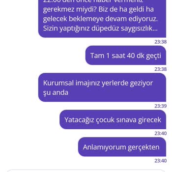 Zamanlı Teslimat Seçeneğine Rağmen Saatlerce Geciken Sipariş Ve Bilgilendirme Eksikliği