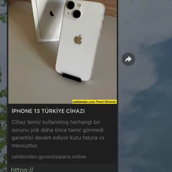 Sahibinden.com Üzerinden Güvenli Alımda Sorun Ve Destek Talebi