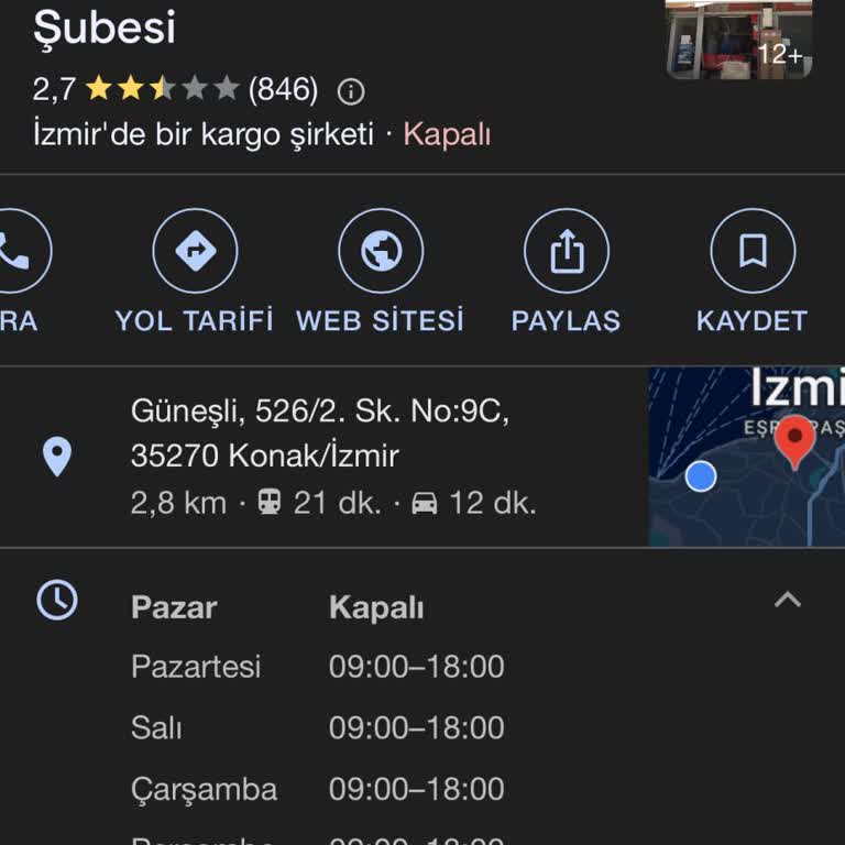 Çalışma Saatlerine Uyulmayan Şubede Kargo Gönderimi Reddedildi