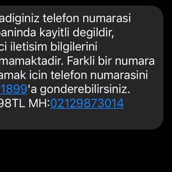 Numara Sorgulama Hizmetinde Yetersiz Bilgilendirme Ve Haksız Ücret Kesintisi