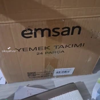Emsan Yemek Takımı Kırık Geldi
