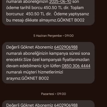 Sözleşme Bitiminde Bilgilendirme Yapılmadan Yüksek Fatura Ve İptal Sorunu