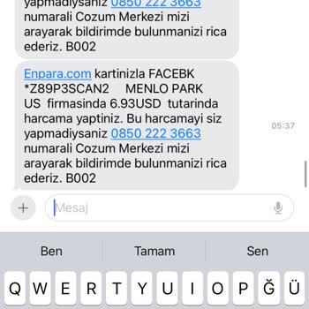 Kredi Kartımdan Onaysız Yüklü Para Çekimi Ve Güvenlik Açığı