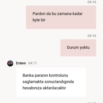 Onaylanan Çekim İşlemi Hesabıma Yatmadı