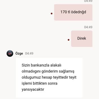 Onaylanan Çekim İşlemi Hesabıma Yatmadı