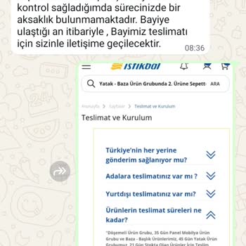 Teslimat Gecikmesi Ve Yetersiz Müşteri Hizmetleri Nedeniyle Hayal Kırıklığı