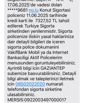 Konut Sigortası İptali İçin Şube Engeli Ve Yanıltıcı Bilgilendirme