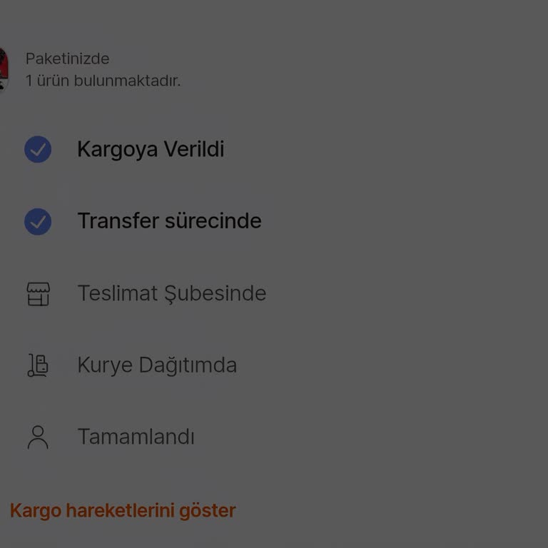 Acil Ürünüm Kargoda İki Gündür Bekliyor