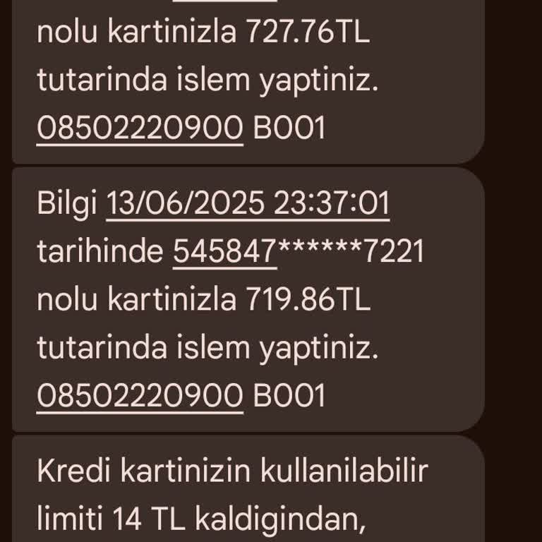 Kredi Kartımdan İzinsiz Para Çekildi Mağdurum