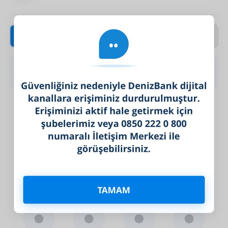 Denizbank İnternet Hesabım Sürekli Kapanıyor, Mağdurum!