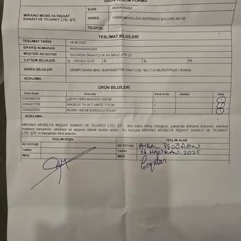 Kelebek Mobilya'dan Satın Aldığım Ürünler Teslim Edilmedi, Yanıltıcı Bilgi Ve İlgisizlikle Mağdur Edildim