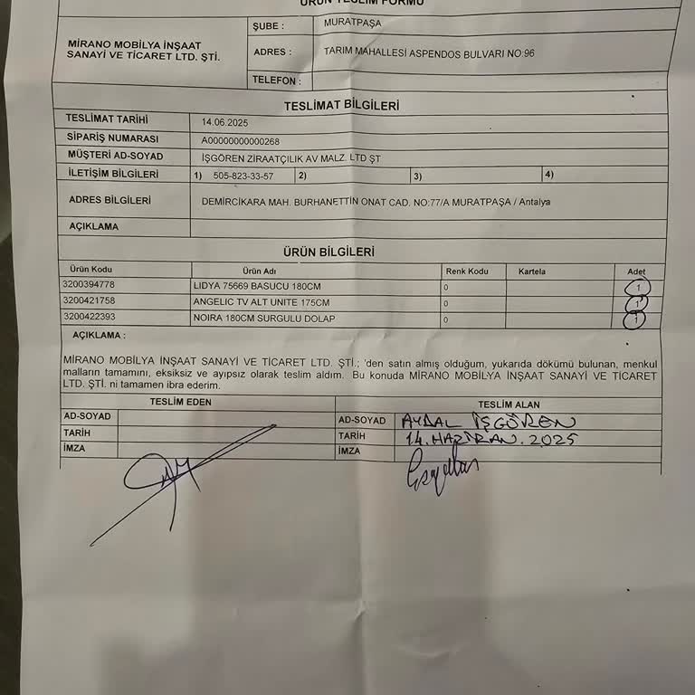 Kelebek Mobilya'dan Satın Aldığım Ürünler Teslim Edilmedi, Yanıltıcı Bilgi Ve İlgisizlikle Mağdur Edildim