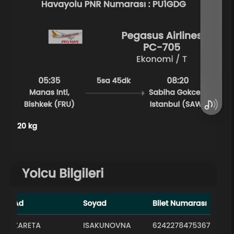 Soyadı Hatası Nedeniyle Uçak Bileti Değişikliği Sorunu Ve Eksik İade