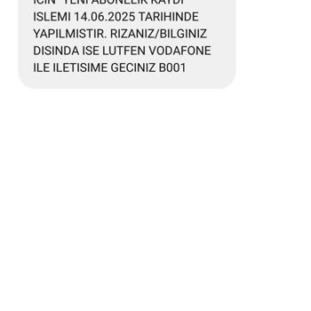 Bilgim Dışında Yeni Hat Açılması Ve Yetersiz Müşteri Hizmeti
